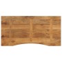 Tablero escritorio con curva madera mango rugosa 140x50x2,5 cm by , Table tops - Ref: Foro24-370212, Price: 103,07 €, Discoun...