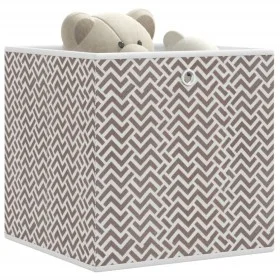Cajas almacenaje plegables 10 uds no tejida marrón 32x32x32 cm von , Aufbewahrungskörbe - Ref: Foro24-4018986, Preis: 42,76 €...