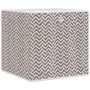 Cajas almacenaje plegables 10 uds no tejida marrón 32x32x32 cm de , Cestas para almacenaje - Ref: Foro24-4018986, Precio: 42,...