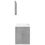 Set muebles de baño 2 piezas madera contrachapada gris hormigón by , Bathroom furniture - Ref: Foro24-3324862, Price: 169,35 ...