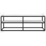 Schwarzer TV-Schrank mit weißem Marmorglas 120x40x40 cm von vidaXL, TV-Möbel - Ref: Foro24-322861, Preis: 99,70 €, Rabatt: %
