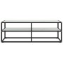 Schwarzer TV-Schrank mit weißem Marmorglas 120x40x40 cm von vidaXL, TV-Möbel - Ref: Foro24-322861, Preis: 101,30 €, Rabatt: %
