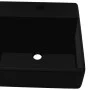 Lavabo de cerámica con agujero para grifo/desagüe cuadrado negro de , Lavabos - Ref: Foro24-141922, Precio: 68,59 €, Descuent...
