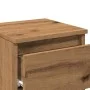 Mesita de noche madera de ingeniería roble artisan 30x30x40 cm de , Mesitas de noche - Ref: Foro24-855848, Precio: 44,18 €, D...