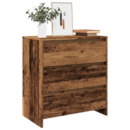 Aparador de madera de ingeniería envejecida 70x41x75 cm by , Sideboards - Ref: Foro24-856778, Price: 99,80 €, Discount: %
