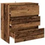 Aparador de madera de ingeniería envejecida 70x41x75 cm by , Sideboards - Ref: Foro24-856778, Price: 97,93 €, Discount: %