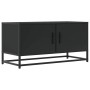 Mueble de TV madera de ingeniería y metal negro 80x34,5x40 cm von , TV-Möbel - Ref: Foro24-848824, Preis: 52,61 €, Rabatt: %