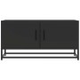 Mueble de TV madera de ingeniería y metal negro 80x34,5x40 cm von , TV-Möbel - Ref: Foro24-848824, Preis: 52,61 €, Rabatt: %