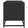 Mueble de TV madera de ingeniería y metal negro 80x34,5x40 cm von , TV-Möbel - Ref: Foro24-848824, Preis: 52,61 €, Rabatt: %