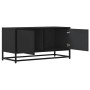 Mueble de TV madera de ingeniería y metal negro 80x34,5x40 cm von , TV-Möbel - Ref: Foro24-848824, Preis: 52,61 €, Rabatt: %