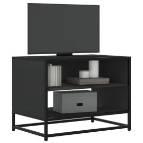 Mueble de TV madera de ingeniería y metal negro 61x40x46 cm von , TV-Möbel - Ref: Foro24-848879, Preis: 45,29 €, Rabatt: %