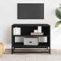 Mueble de TV madera de ingeniería y metal negro 61x40x46 cm von , TV-Möbel - Ref: Foro24-848879, Preis: 45,86 €, Rabatt: %