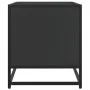Mueble de TV madera de ingeniería y metal negro 61x40x46 cm von , TV-Möbel - Ref: Foro24-848879, Preis: 45,29 €, Rabatt: %