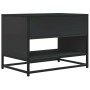 Mueble de TV madera de ingeniería y metal negro 61x40x46 cm von , TV-Möbel - Ref: Foro24-848879, Preis: 45,86 €, Rabatt: %