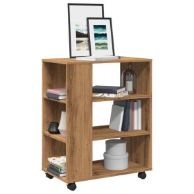 Armario con ruedas madera ingeniería roble artisan 60x35x75 cm von , Schließfächer und Lagerschränke - Ref: Foro24-856657, Pr...