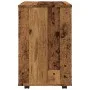 Armario con ruedas madera de ingeniería envejecida 46x36x59 cm by , Lockers and storage cabinets - Ref: Foro24-856660, Price:...