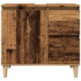 Armario de lavabo baño madera ingeniería envejecida 65x33x60 cm by , bathroom vanities - Ref: Foro24-857120, Price: 75,13 €, ...