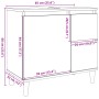 Armario de lavabo baño madera ingeniería envejecida 65x33x60 cm by , bathroom vanities - Ref: Foro24-857120, Price: 75,13 €, ...