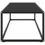 Black coffee table with black glass 120x50x35 cm by vidaXL, Coffee table - Ref: Foro24-322884, Price: 95,08 €, Discount: %