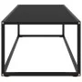 Mesa de centro negra con vidrio negro 120x50x35 cm de vidaXL, Mesas de centro - Ref: Foro24-322884, Precio: 87,58 €, Descuent...