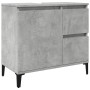 Mueble de lavabo madera ingeniería gris hormigón 65x33x60 cm by , bathroom vanities - Ref: Foro24-857122, Price: 66,48 €, Dis...