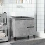Mueble de lavabo madera ingeniería gris hormigón 65x33x60 cm von , Badezimmerwaschtische - Ref: Foro24-857122, Preis: 69,50 €...