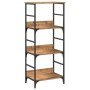 Estantería de madera de ingeniería roble artisan 50x33x117,5 cm by , Shelves - Ref: Foro24-857467, Price: 67,38 €, Discount: %