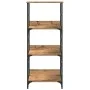 Estantería de madera de ingeniería roble artisan 50x33x117,5 cm de , Estanterías - Ref: Foro24-857467, Precio: 65,93 €, Descu...