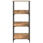 Estantería de madera de ingeniería roble artisan 50x33x117,5 cm by , Shelves - Ref: Foro24-857467, Price: 67,38 €, Discount: %