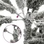 Árbol de Navidad artificial con 150 LEDs y nieve flocada 150 cm von , Weihnachtsbäume - Ref: Foro24-3315769, Preis: 79,92 €, ...