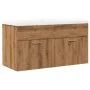 Mueble de baño con lavabo integrado roble artisan de , Muebles de baño - Ref: Foro24-3328586, Precio: 217,85 €, Descuento: %