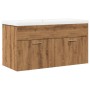 Mueble de baño con lavabo integrado roble artisan by , Bathroom furniture - Ref: Foro24-3328586, Price: 234,85 €, Discount: %