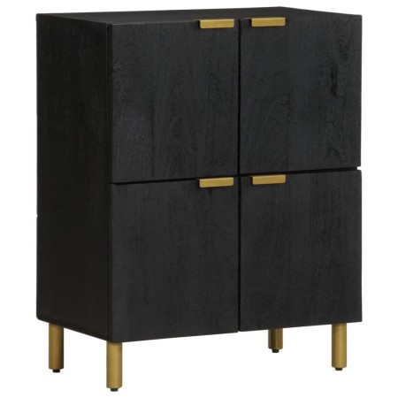 Aparador de madera de ingeniería negro 60x33x75 cm von , CD- und DVD-Speicher - Ref: Foro24-4017674, Preis: 106,13 €, Rabatt: %