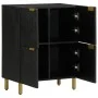 Aparador de madera de ingeniería negro 60x33x75 cm von , CD- und DVD-Speicher - Ref: Foro24-4017674, Preis: 104,69 €, Rabatt: %