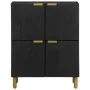 Aparador de madera de ingeniería negro 60x33x75 cm von , CD- und DVD-Speicher - Ref: Foro24-4017674, Preis: 104,69 €, Rabatt: %