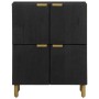 Aparador de madera de ingeniería negro 60x33x75 cm von , CD- und DVD-Speicher - Ref: Foro24-4017674, Preis: 106,13 €, Rabatt: %