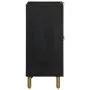 Aparador de madera de ingeniería negro 60x33x75 cm von , CD- und DVD-Speicher - Ref: Foro24-4017674, Preis: 104,69 €, Rabatt: %