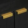Aparador de madera de ingeniería negro 60x33x75 cm von , CD- und DVD-Speicher - Ref: Foro24-4017674, Preis: 104,69 €, Rabatt: %