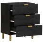 Mesita de noche madera de ingeniería negra 50x33x62 cm von , Nachttische - Ref: Foro24-4017657, Preis: 124,91 €, Rabatt: %