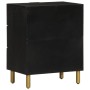 Mesita de noche madera de ingeniería negra 50x33x62 cm von , Nachttische - Ref: Foro24-4017657, Preis: 124,91 €, Rabatt: %