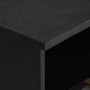 Mesita de noche madera maciza de ingeniería negra 40x33x46 cm by , Nightstands - Ref: Foro24-4017655, Price: 106,26 €, Discou...