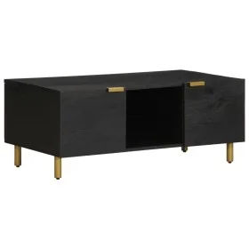 Mesa de centro madera de ingeniería negra 100x54x40 cm by , Coffee table - Ref: Foro24-4017660, Price: 136,51 €, Discount: %