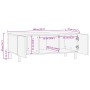 Mesa de centro madera de ingeniería negra 100x54x40 cm von , Couchtisch - Ref: Foro24-4017660, Preis: 138,24 €, Rabatt: %