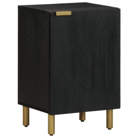 Mueble de baño de madera de ingeniería negro 38x33x58 cm de , Muebles de baño - Ref: Foro24-4017669, Precio: 87,60 €, Descuen...