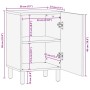 Mueble de baño de madera de ingeniería negro 38x33x58 cm von , Badezimmermöbel - Ref: Foro24-4017669, Preis: 87,60 €, Rabatt: %