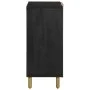 Aparador de madera de ingeniería negro 90x33x75 cm by , CD and DVD storage - Ref: Foro24-4017676, Price: 171,08 €, Discount: %