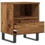Mesitas de noche 2 uds madera ingeniería envejecida 40x35x50 cm de , Mesitas de noche - Ref: Foro24-857377, Precio: 99,40 €, ...