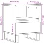 Mesitas de noche 2 uds madera ingeniería envejecida 40x35x50 cm von , Nachttische - Ref: Foro24-857377, Preis: 101,07 €, Raba...