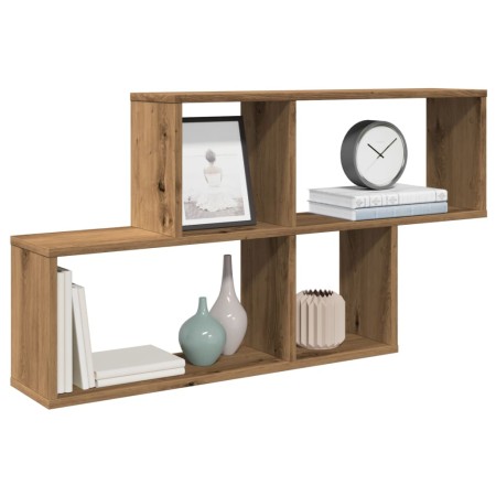 Estante de pared madera ingeniería roble artisian 100x18x53 cm von , Regale und Regale - Ref: Foro24-856593, Preis: 39,16 €, ...