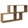 Estante de pared madera ingeniería roble artisian 100x18x53 cm de , Estantes y estanterías - Ref: Foro24-856593, Precio: 38,4...